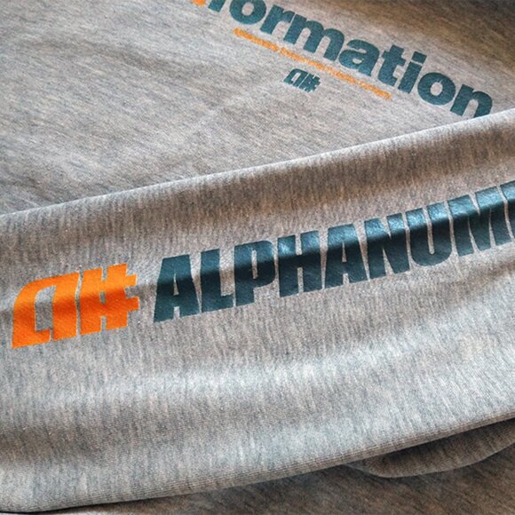 Alphanumeric Information Hoodie Sweatshirt Sweater Deadstock Vintage Skateboard - Picture 5 of 5